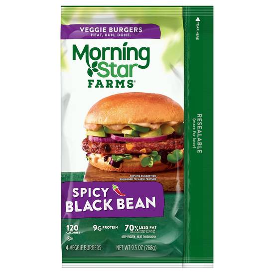 Morningstar Farms Spicy Black Bean Veggie Burgers