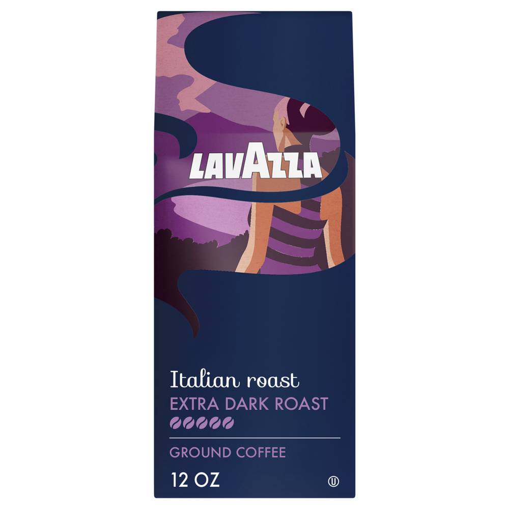 Lavazza Dark Roast Ground Gran Selezione Coffee (12 oz)