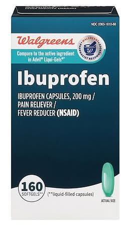 Walgreens 200 Mg Ibuprofen Softgels