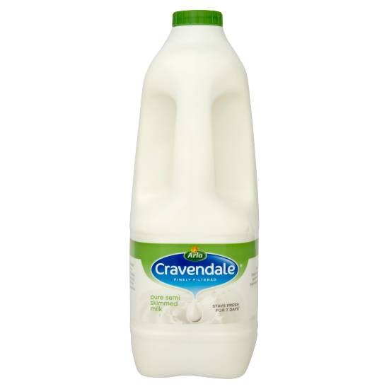 Cravendale Filtered Fresh Semi Skimmed Milk 2L Fresher For Longer