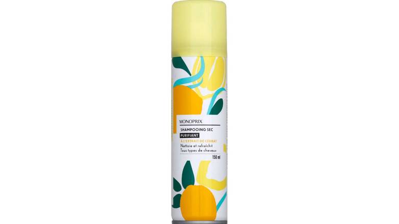 Monoprix Shampooing sec purifiant @ l extrait de c{drat La bombe de 150ml