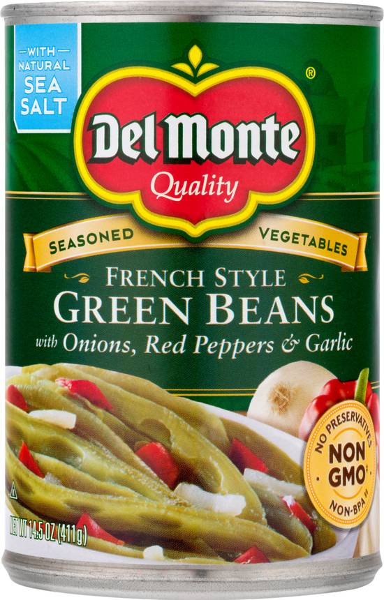 Del Monte Seasoned French Style Green Beans With Onions & Peppers