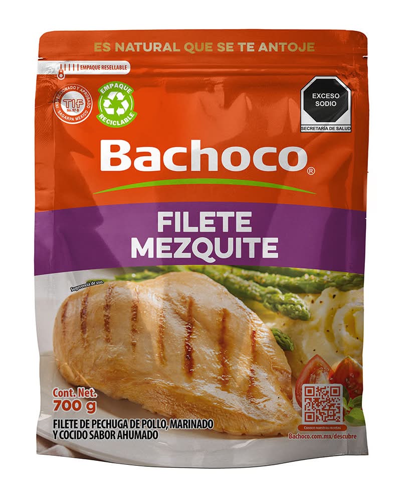 Bachoco · Filete de mezquite congelado, ahumado (700 g)