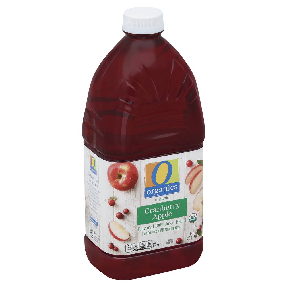 O Organics Juice Cranberry Apple 100% (64 fl oz)