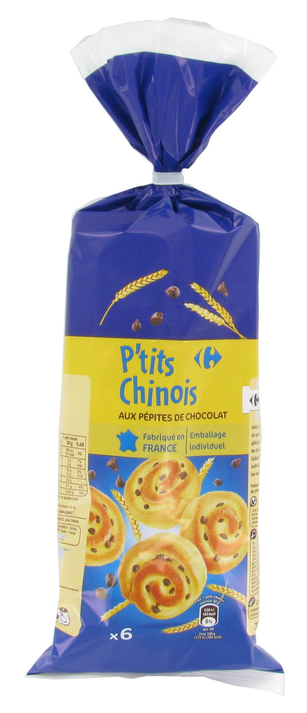 Carrefour - Brioches pépites de chocolat (300g)