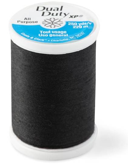 Coats & Clark Dual Duty Xp General Purpose Thread, 250 Yd, Black