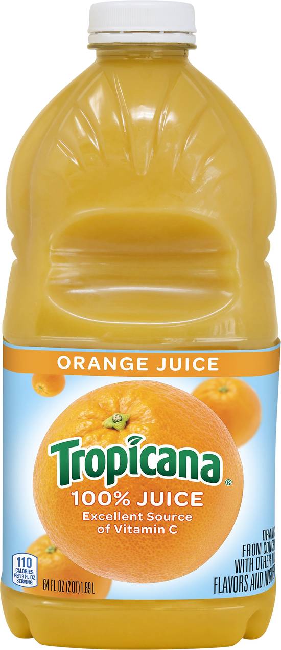 Tropicana 100% Orange Juice (64 fl oz)