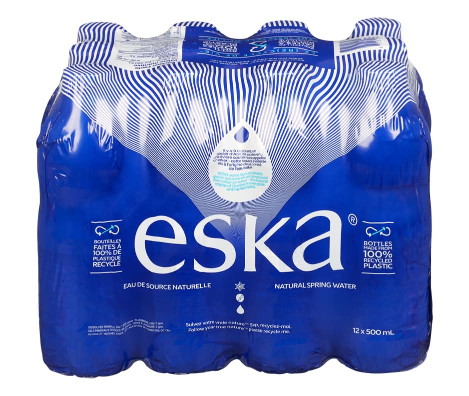 Eska eau de source naturelle - natural spring water  (12 pièces, 500 ml)