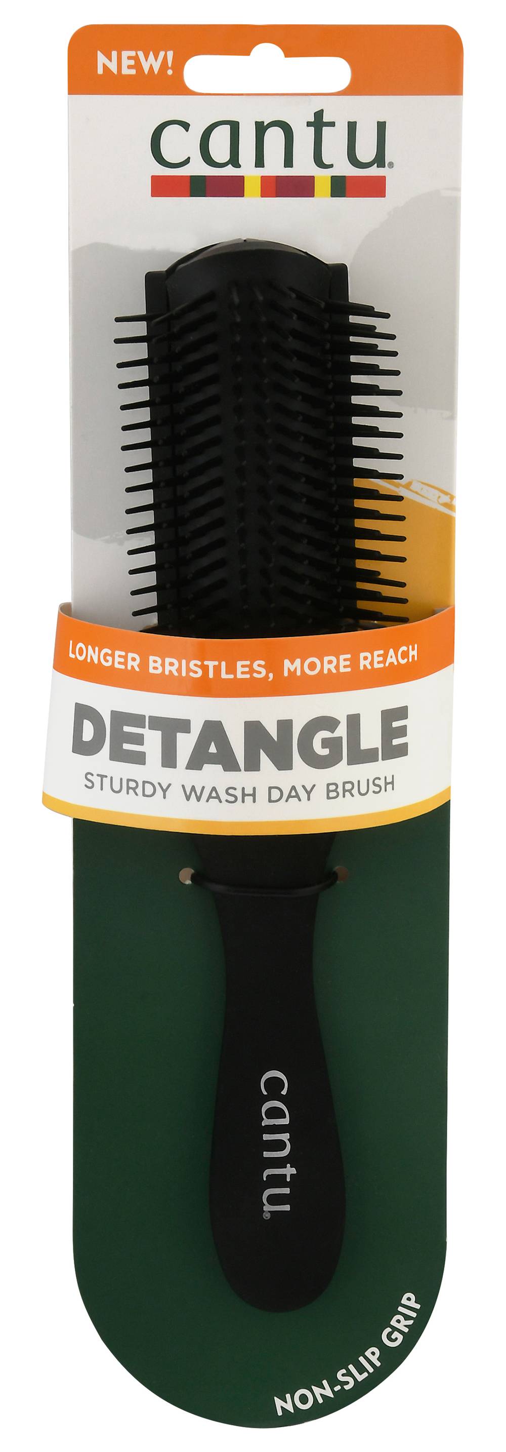 Cantu Detangle Sturdy Wash Day Brush, Black