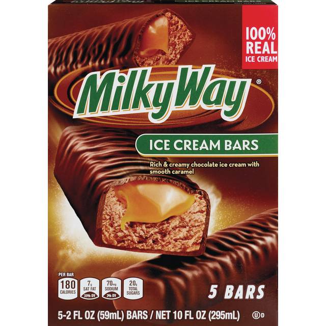 Milky Way Ice Cream Bars (5 ct) (chocolate-caramel)