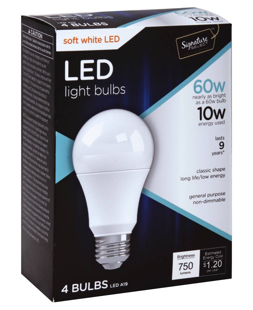 Signature Select Light Bulb (4 ct)