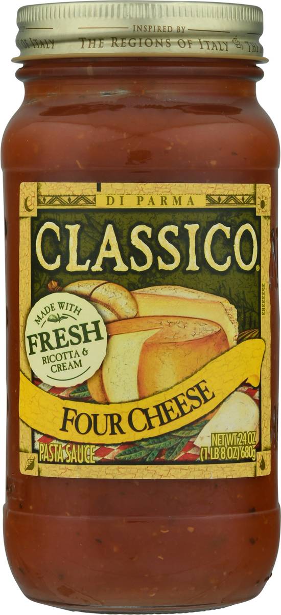 Classico Four Cheese Fresh Ricotta & Cream Pasta Sauce