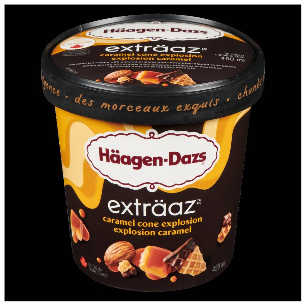 Häagen-Dazs Crème glacée à saveur d'explosion caramel
