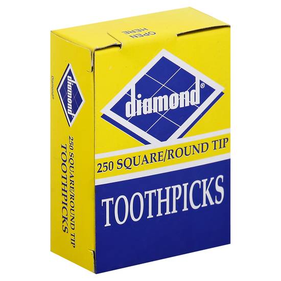 Diamond Forster Round Toothpicks (250 toothpicks)
