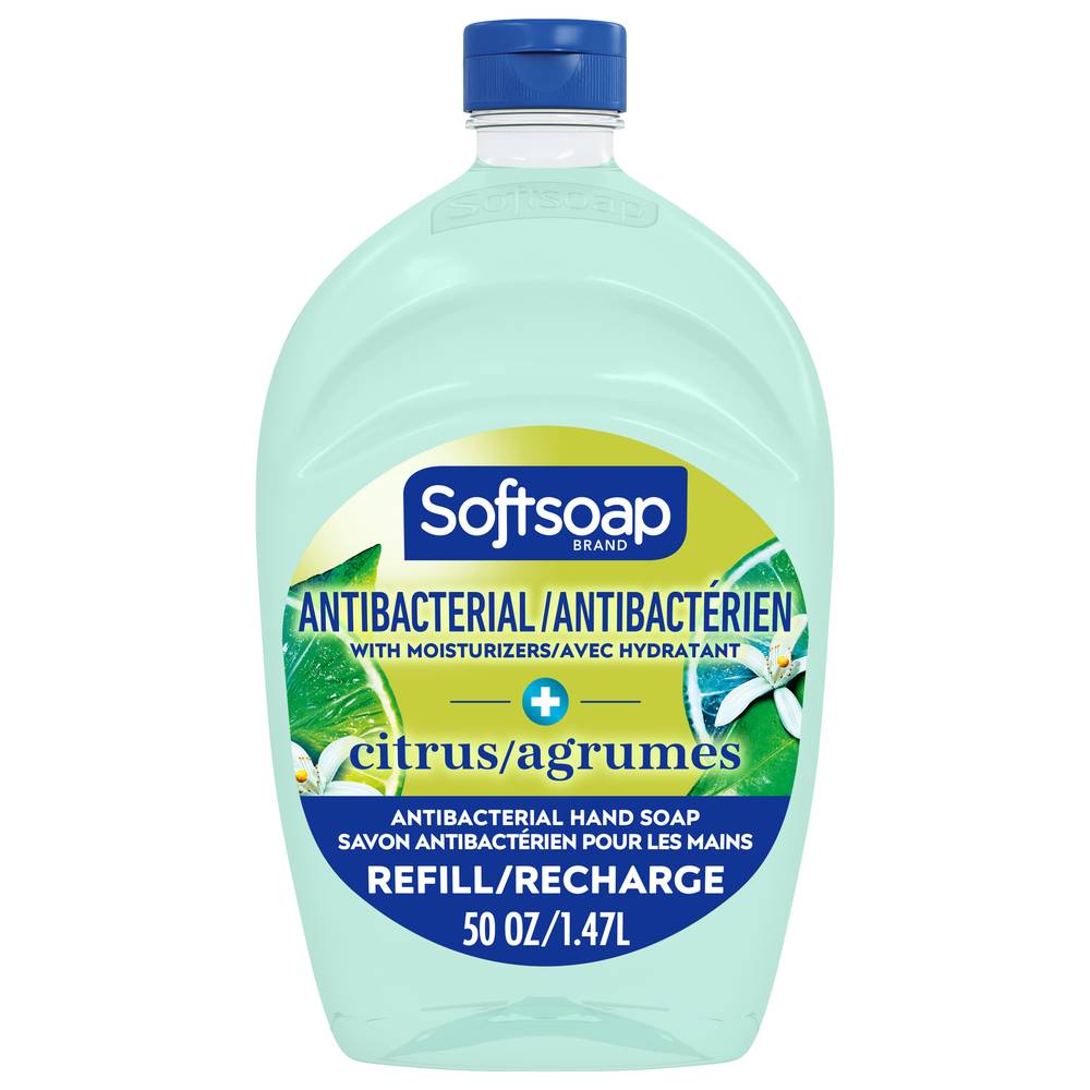Softsoap Antibacterial Hand Soap With Moisturizers Fresh Citrus