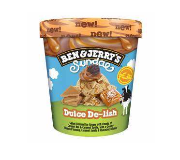 BEN & JERRY 427ML DULCE DELISH SUNDAE