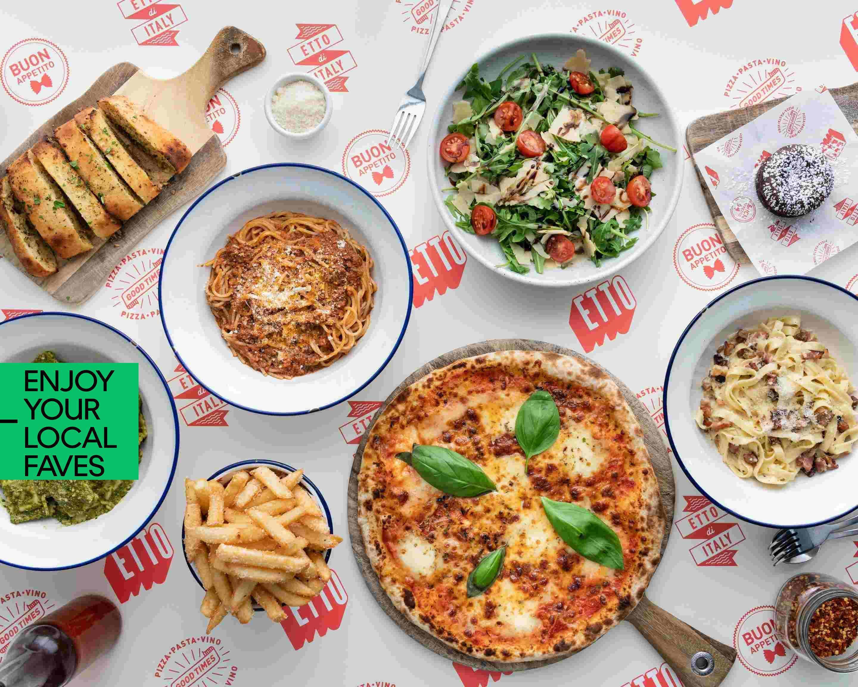 Etto Pasta Bar (Elsternwick) Menu Takeout in Melbourne Delivery Menu