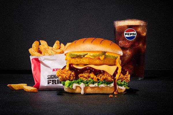 Dirty Louisiana Burger Meal