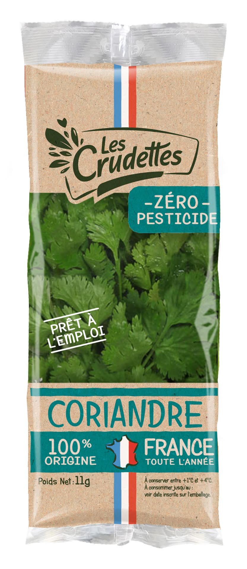 Les Crudettes - Coriandre zero pesticide (11g)