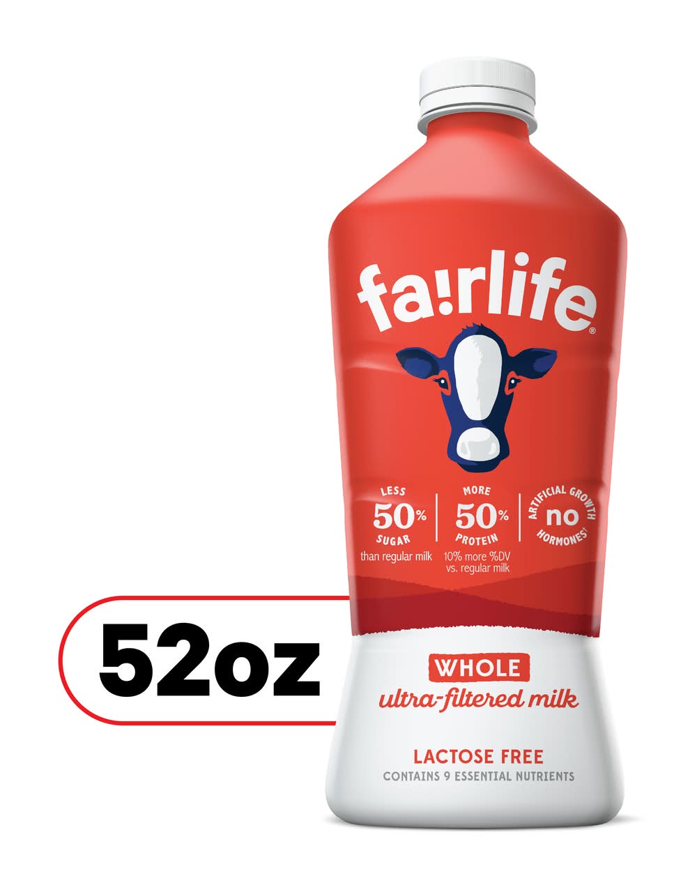 Fairlife Lactose Free Whole Ultra Filtered Milk (52 fl oz)
