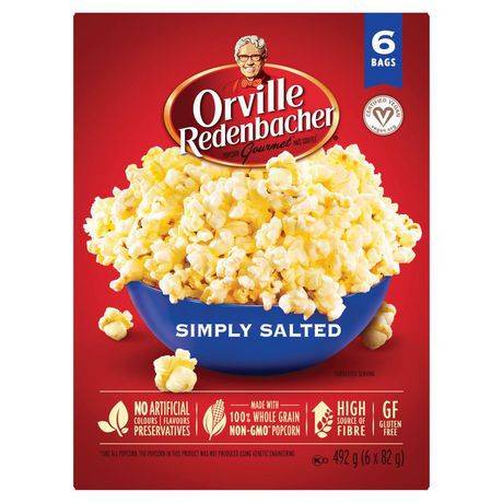 Orville Redenbacher's Gourmet Popcorn Simply Salted (492 g)