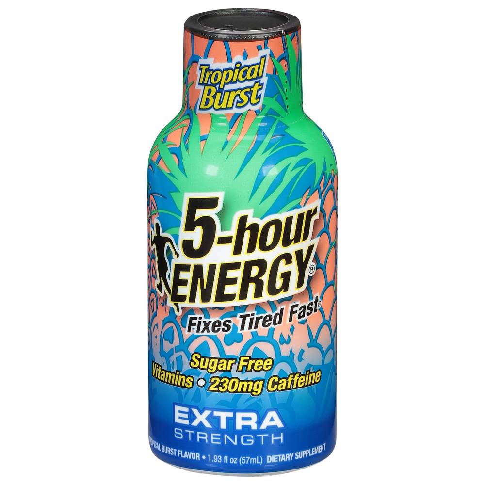 5-Hour Energy Extra Strength Energy Shot, Tropical Burst (1.93 fl oz)