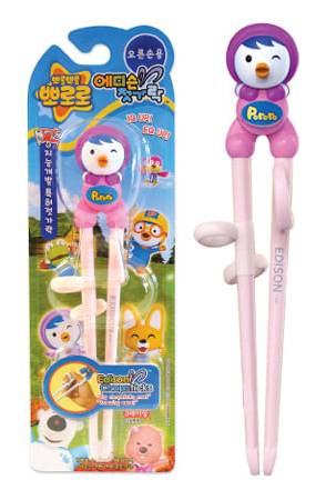 Edison Petty Training Chopsticks Right-Handed, Pink