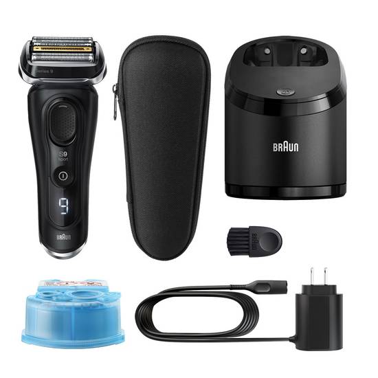 Braun Shaver & Beard Trimmer With Clean & Charge System (1 set)
