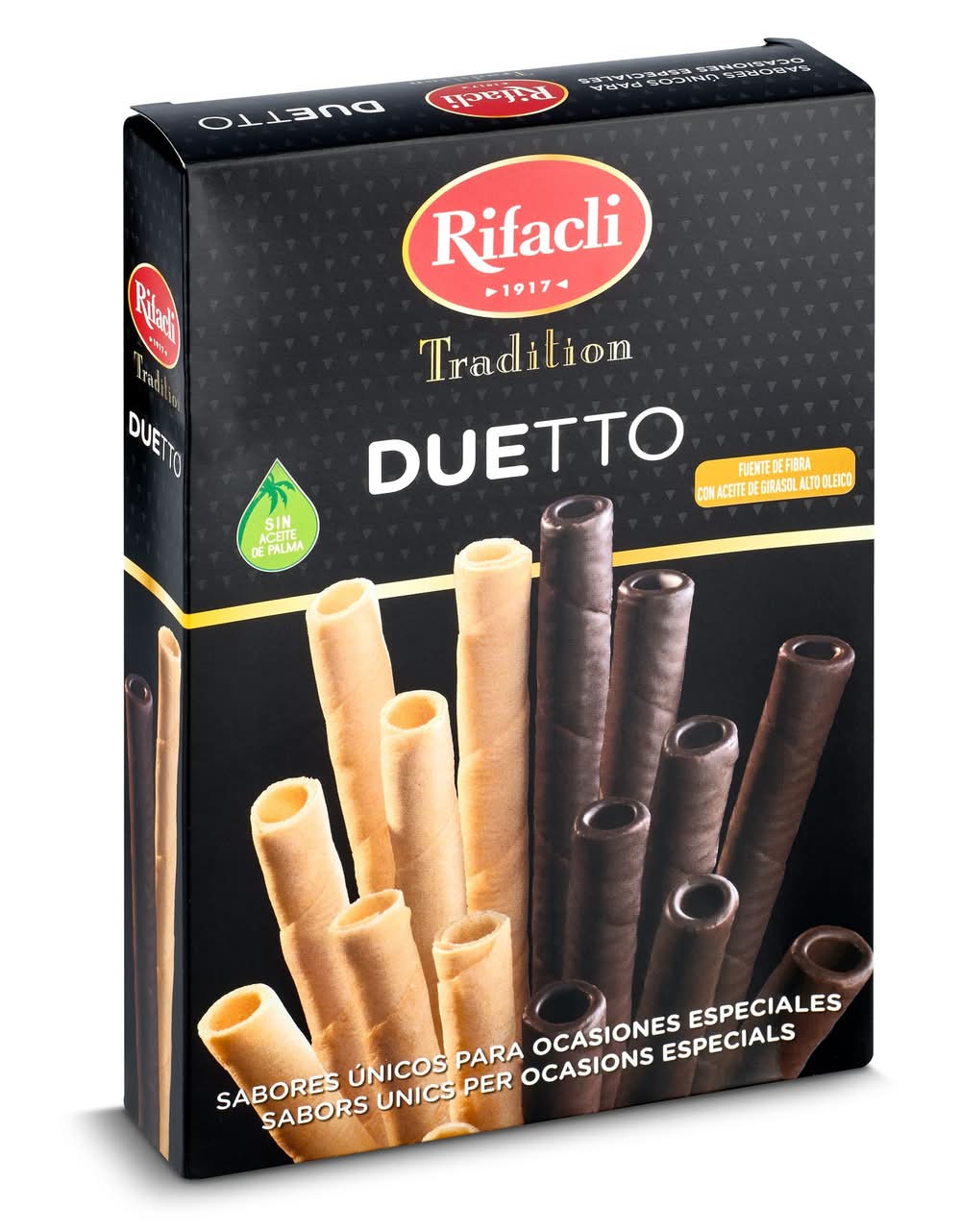 Barquillos Y Barquillos Bañados Al Cacao Rifacli Caja 100 G