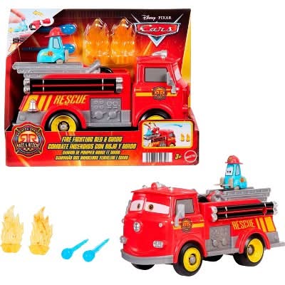 Disney Pixar Cars Radiator Springs Race & Rescue Fire Fighting Red & Guido Toy Vehicle