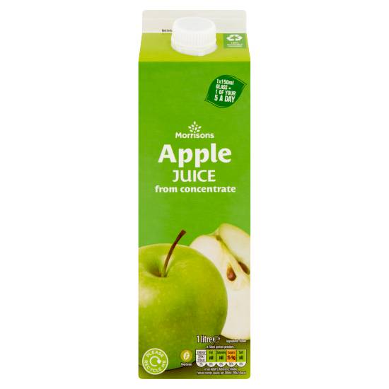 Morrisons Apple Juice From Concentrate (1 litre)