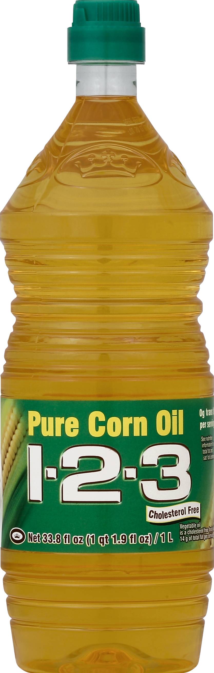 1-2-3 Pure Corn Oil (33.8 fl oz)