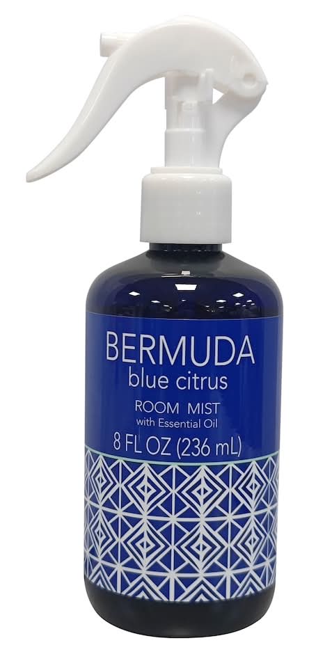 Bermuda Room Mist With Essential Oils, Blue Citrus (8 fl oz)