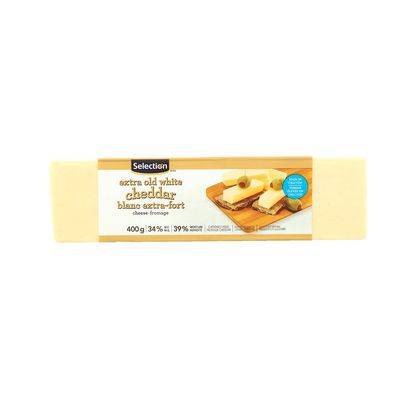 Selection Extra Old White Cheddar Cheese (400 g)
