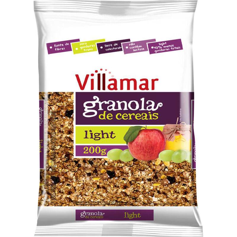 Villamar granola de cereais light (200g)