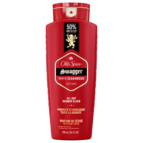 Old Spice Swagger Scent Of Cedarwood Body Wash
