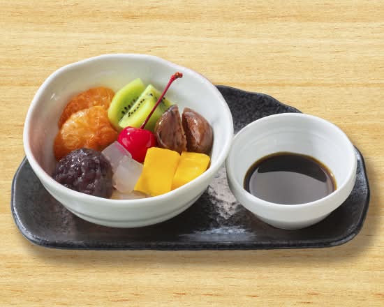フルーツあんみつ Fruit Anmitsu