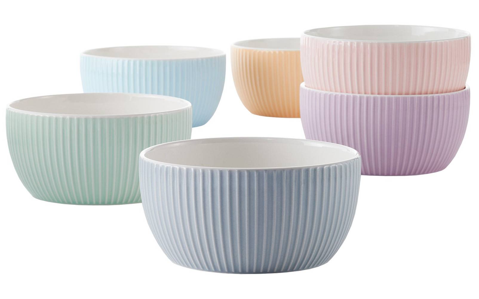 Maison Neuve - Bols En Porcelaine, 6-Pièces / Maison Neuve Porcelain Bowls, 6-Pieces