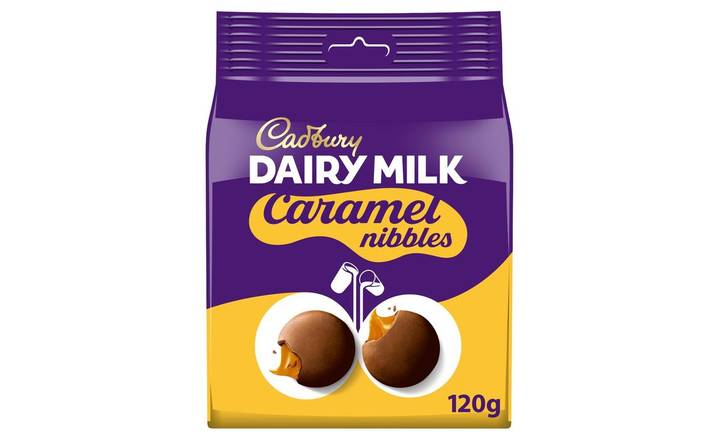Cadbury Dairy Milk Caramel Nibbles Sharing Bag 120g (383353)