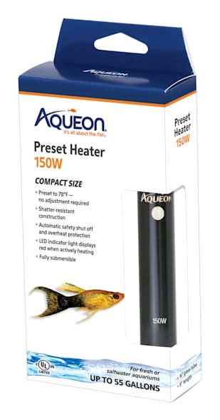 Aqueon Preset Aquarium Heater, 150W