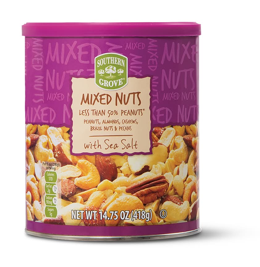 Southern Grove Mixed Nuts Less Than 50% Peanuts With Sea Salt (14.75 oz)