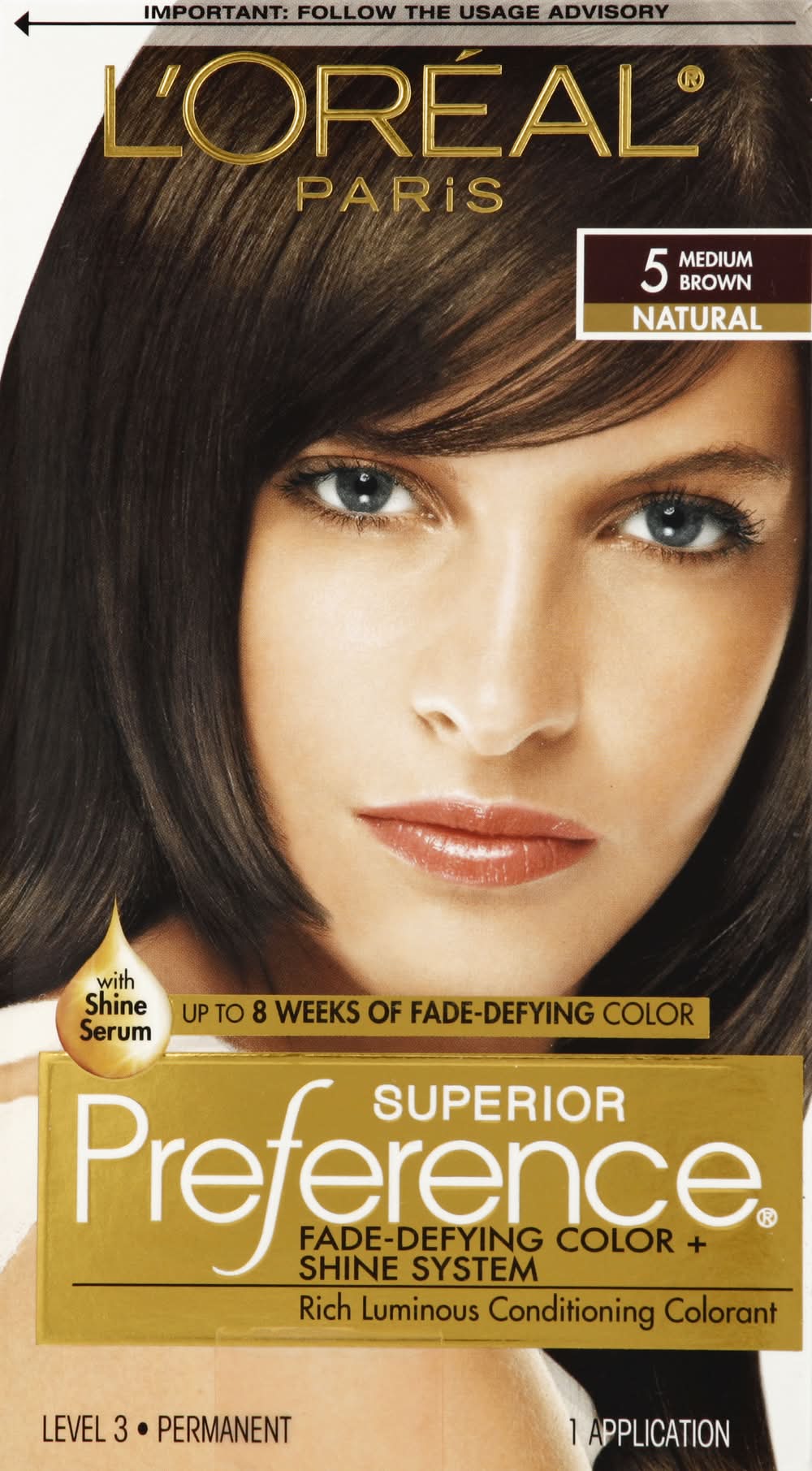 L'Oréal Medium Brown Superior Preference Color Shine (9.6 oz)