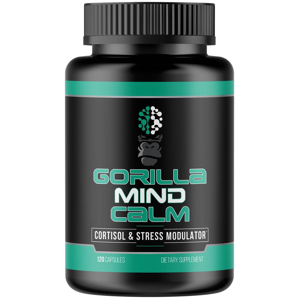 Gorilla Mind Cortisol & Stress Modulator Capsules ( 120 ct )