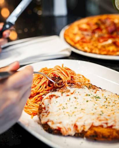 Vitello alla parmigiana / Veal with parmigiana