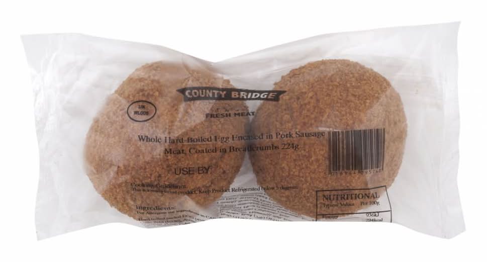 County Bridge Traditional Scotch Eggs Twin Pack 224g