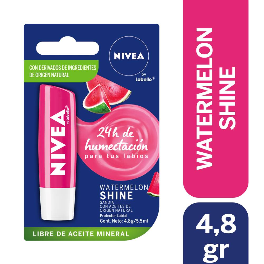 Nivea bálsamo labial watermelon shine