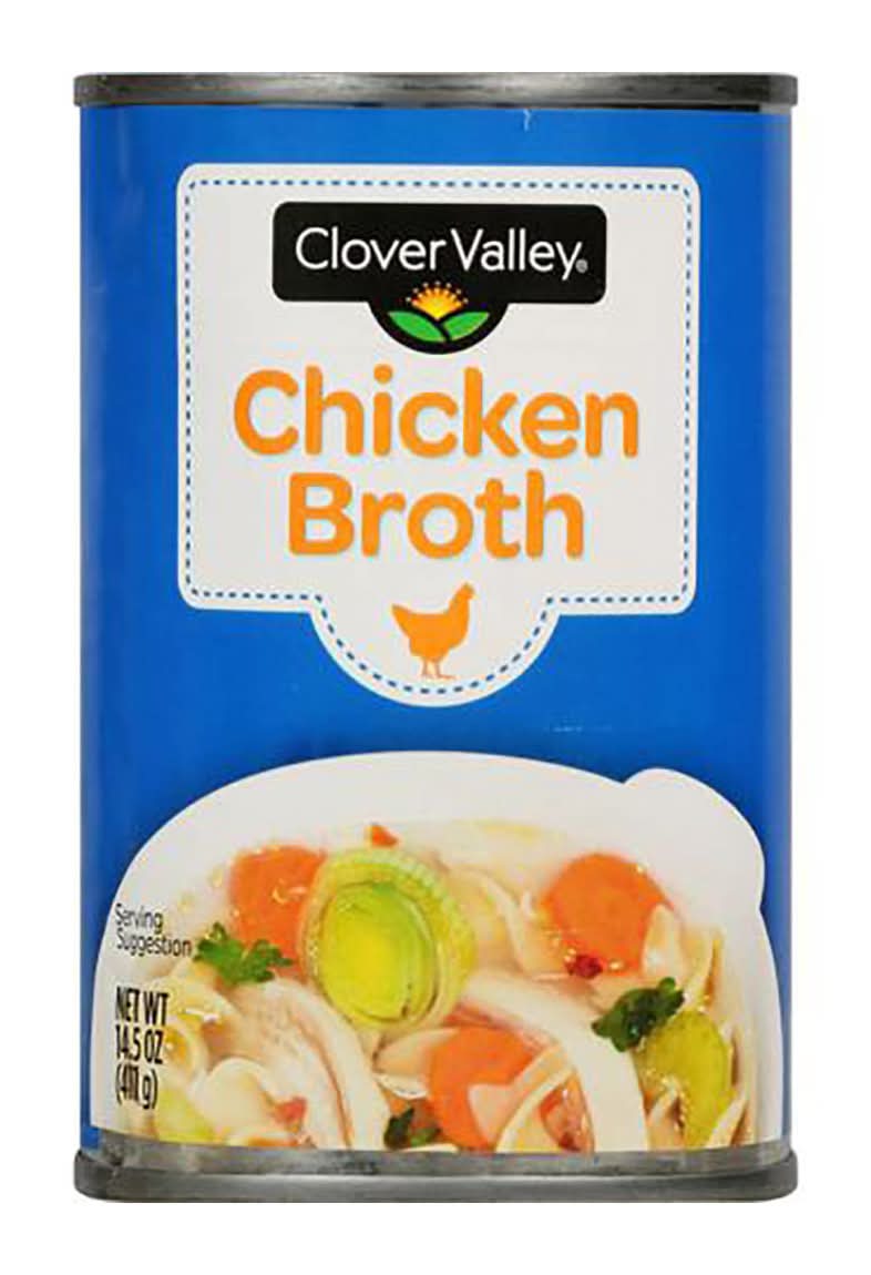Clover Valley Chicken Broth 14.5 Oz