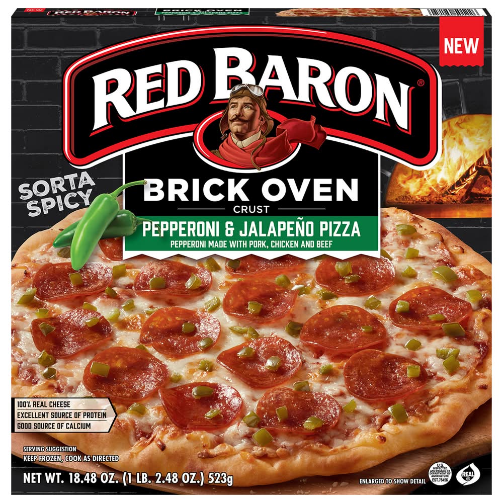 Red Baron Brick Oven Pepp & Jalepeno (18.4 oz)
