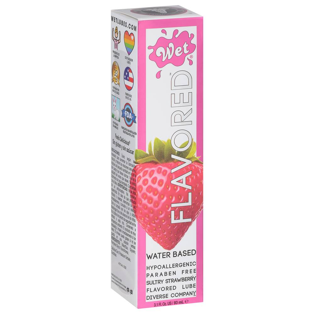 Wet Brush Sultry Strawberry Flavored Lube (3.1 fl oz)