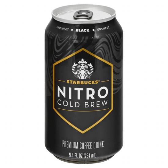 Starbucks Nitro Cold Brew Black Coffee Drink (9.6 fl oz)